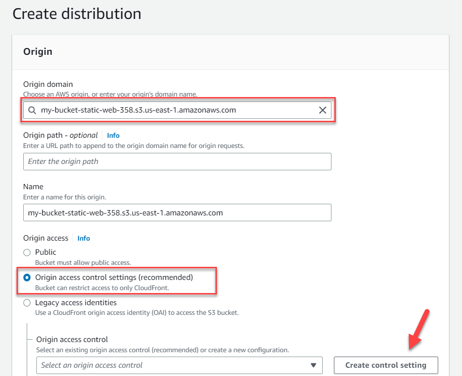 Create S3 Bucket