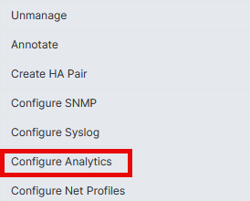 NetScaler Console configure analytics